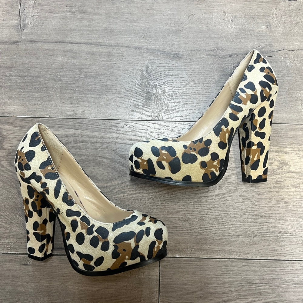 Cheetah heels